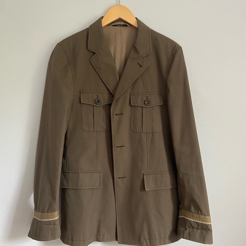 Fabulous authentic Gucci men’s jacket in brown, size 48/M 🤩